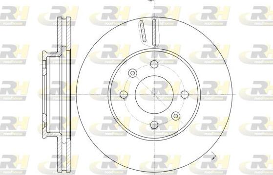 Roadhouse 61023.10 - Bremžu diski www.autospares.lv