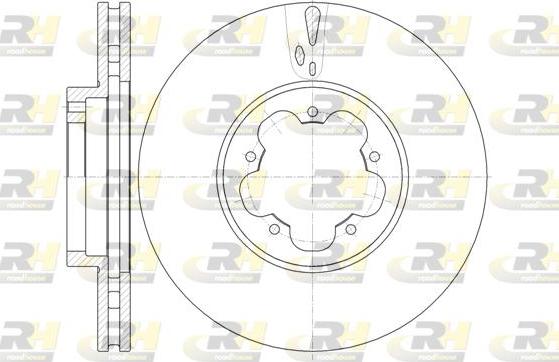 Roadhouse 61022.10 - Bremžu diski www.autospares.lv