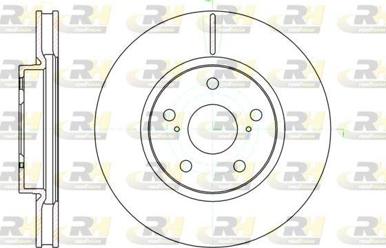 Roadhouse 61076.10 - Тормозной диск www.autospares.lv