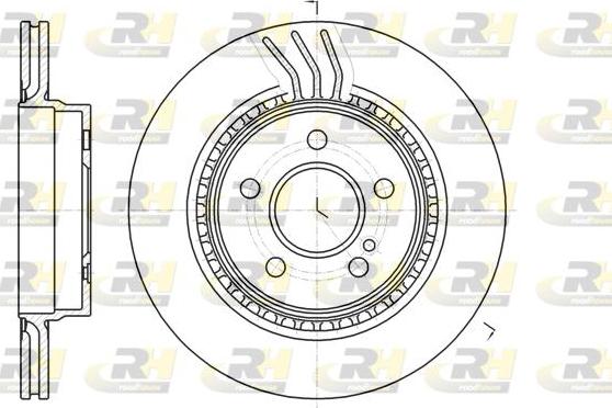 Roadhouse 61071.10 - Bremžu diski www.autospares.lv