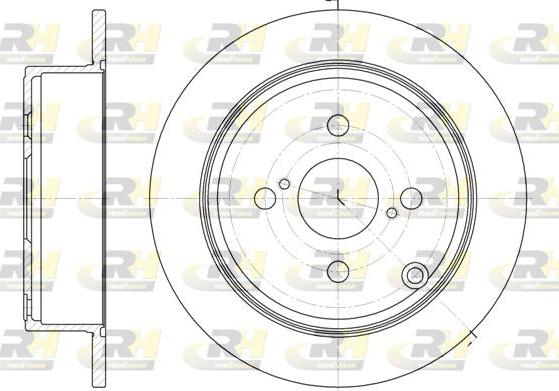 Roadhouse 61073.00 - Bremžu diski www.autospares.lv