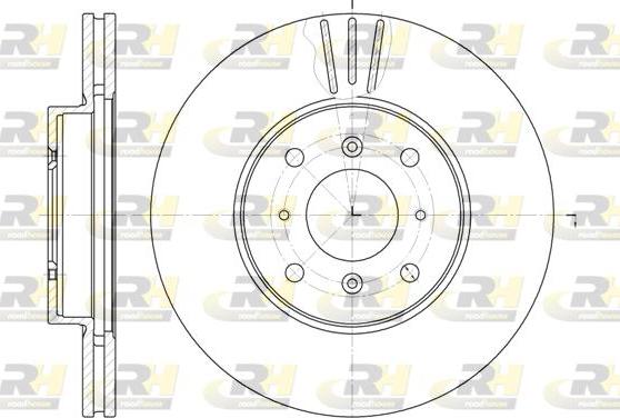 Roadhouse 61153.10 - Bremžu diski www.autospares.lv