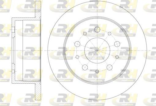 Roadhouse 61120.00 - Тормозной диск www.autospares.lv