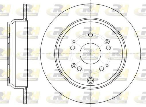 Roadhouse 61174.00 - Bremžu diski www.autospares.lv