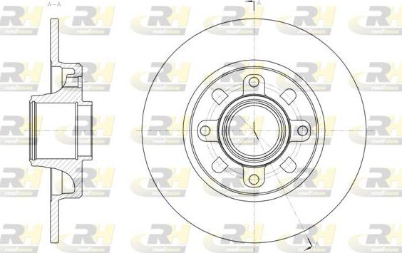 Roadhouse 61865.00 - Тормозной диск www.autospares.lv