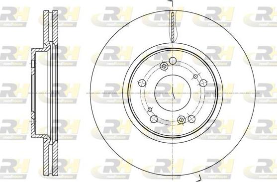 Roadhouse 61807.10 - Bremžu diski www.autospares.lv