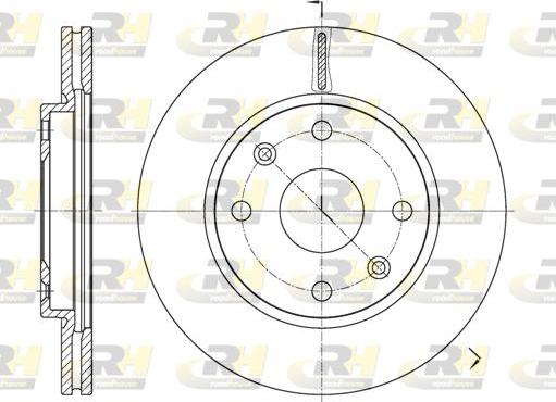 Roadhouse 61813.10 - Тормозной диск www.autospares.lv