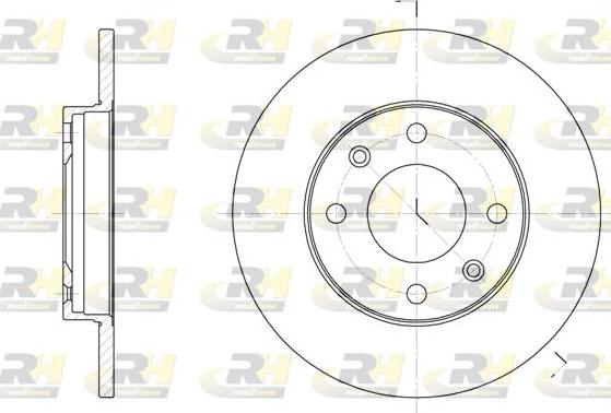 Roadhouse 6130.00 - Bremžu diski autospares.lv