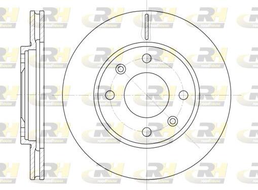 Roadhouse 6131.10 - Тормозной диск www.autospares.lv