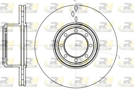 Roadhouse 61216.10 - Bremžu diski www.autospares.lv