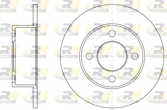 Roadhouse 6122.00 - Bremžu diski www.autospares.lv