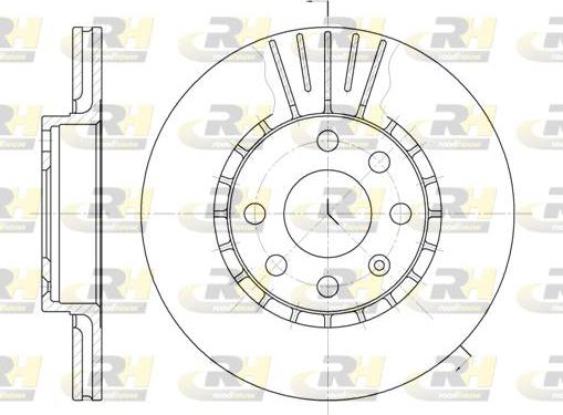 Roadhouse 6174.10 - Bremžu diski autospares.lv