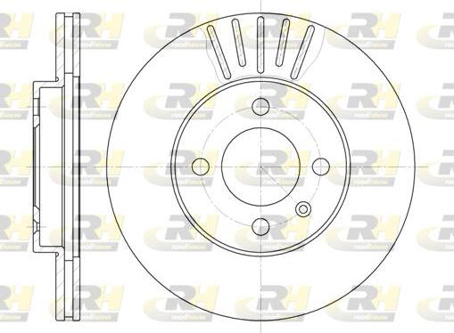 Roadhouse 6175.10 - Тормозной диск www.autospares.lv