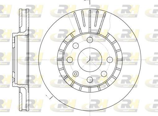 Roadhouse 6178.10 - Bremžu diski autospares.lv