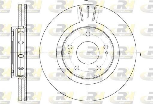 Roadhouse 6896.10 - Bremžu diski autospares.lv