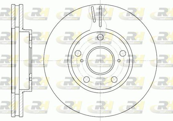 Roadhouse 6842.10 - Тормозной диск www.autospares.lv