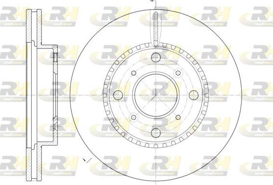 Roadhouse 6804.10 - Bremžu diski www.autospares.lv