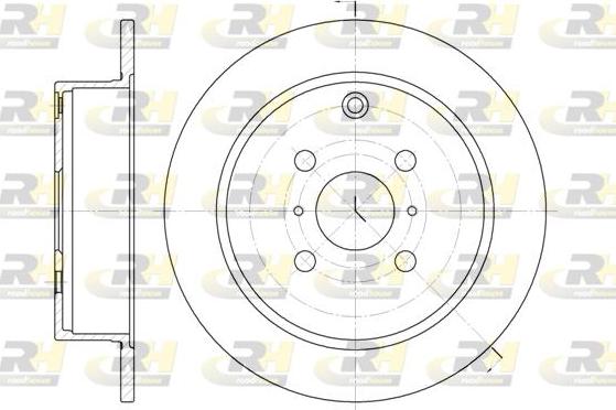 Roadhouse 6805.00 - Bremžu diski autospares.lv