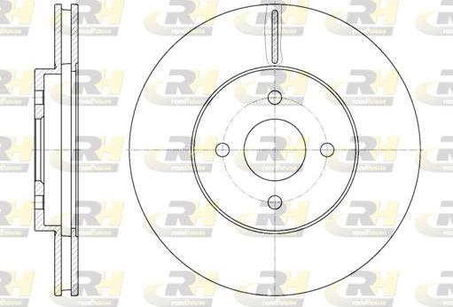 Roadhouse 6806.10 - Bremžu diski www.autospares.lv