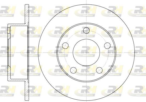 Roadhouse 6803.00 - Bremžu diski www.autospares.lv