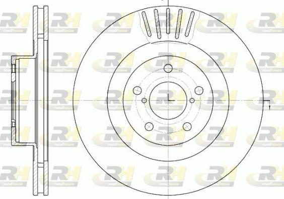 Roadhouse 6816.10 - Bremžu diski autospares.lv