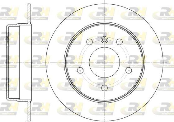 Roadhouse 6831.00 - Тормозной диск www.autospares.lv