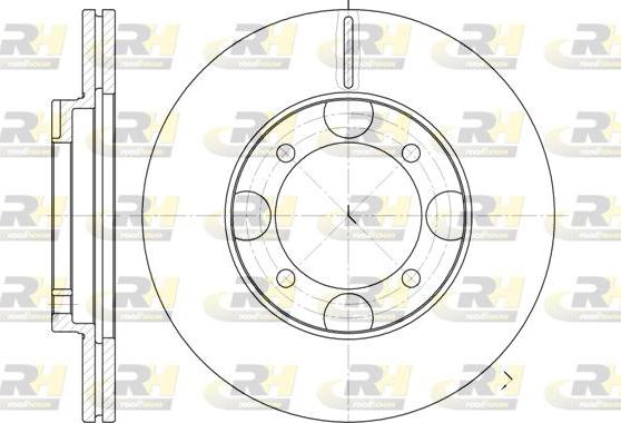 Roadhouse 6827.10 - Bremžu diski www.autospares.lv