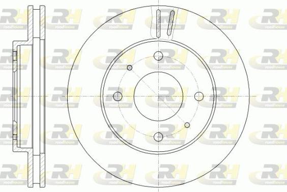 Roadhouse 6394.10 - Bremžu diski www.autospares.lv