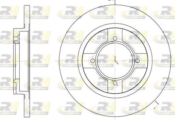 Roadhouse 6396.00 - Тормозной диск www.autospares.lv