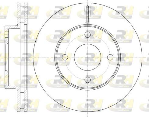 Roadhouse 6365.10 - Bremžu diski www.autospares.lv