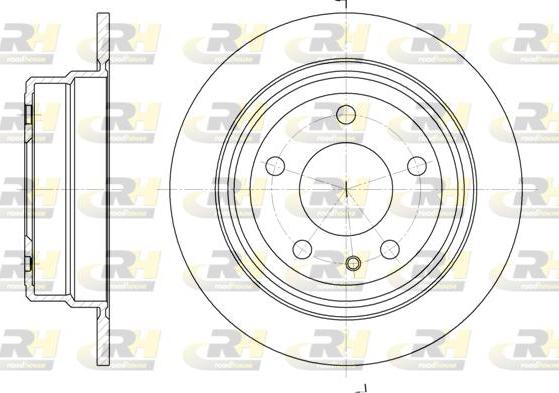 Roadhouse 6308.00 - Bremžu diski www.autospares.lv