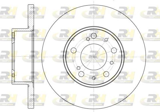 Roadhouse 6334.00 - Тормозной диск www.autospares.lv