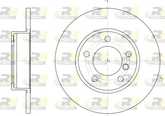 Roadhouse 6323.00 - Тормозной диск www.autospares.lv