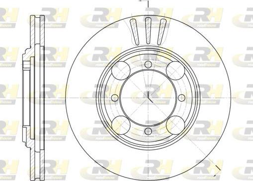 Roadhouse 6375.10 - Bremžu diski www.autospares.lv