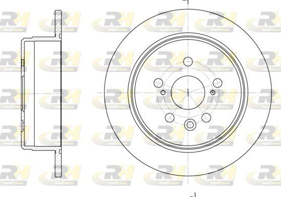 Roadhouse 6245.00 - Bremžu diski www.autospares.lv