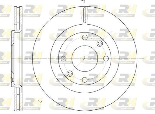 Roadhouse 6240.10 - Тормозной диск www.autospares.lv