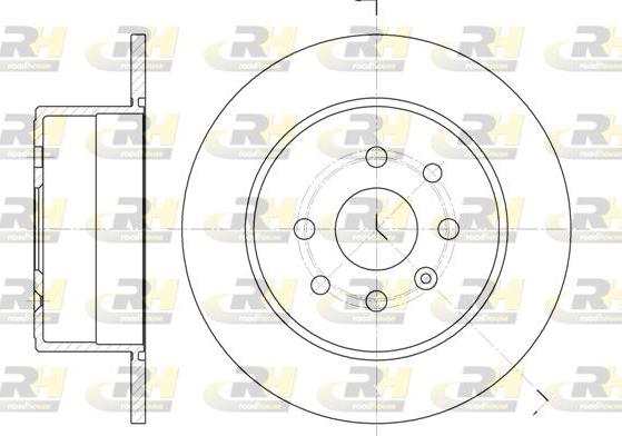 Roadhouse 6252.00 - Bremžu diski www.autospares.lv