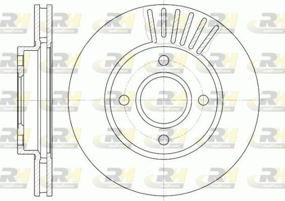 Roadhouse 6211.10 - Bremžu diski www.autospares.lv