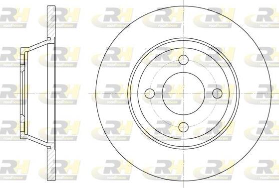 Roadhouse 6287.00 - Bremžu diski www.autospares.lv