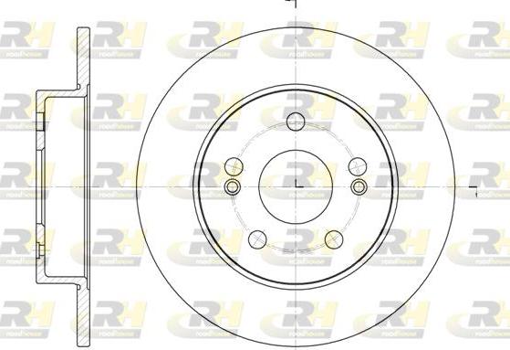 Roadhouse 6239.01 - Тормозной диск www.autospares.lv