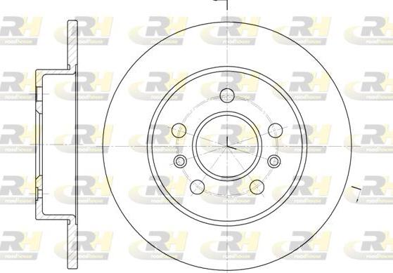 Roadhouse 6239.02 - Bremžu diski autospares.lv