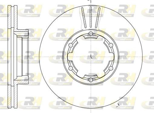 Roadhouse 6234.10 - Bremžu diski www.autospares.lv