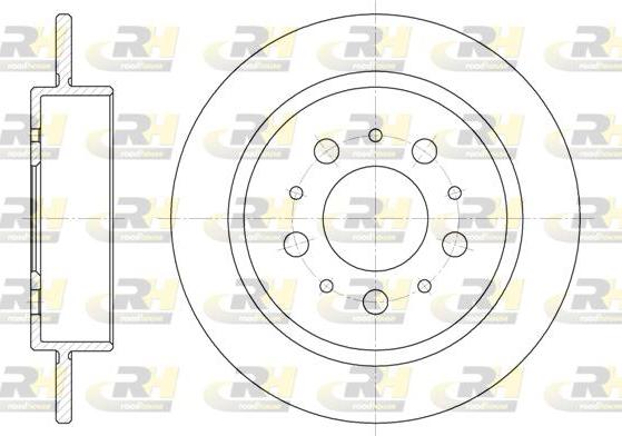 Roadhouse 6238.00 - Brake Disc www.autospares.lv