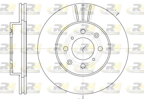 Roadhouse 6226.10 - Bremžu diski www.autospares.lv