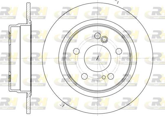 Roadhouse 6270.00 - Bremžu diski www.autospares.lv