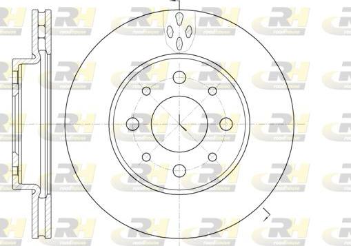 Roadhouse 6745.10 - Bremžu diski www.autospares.lv