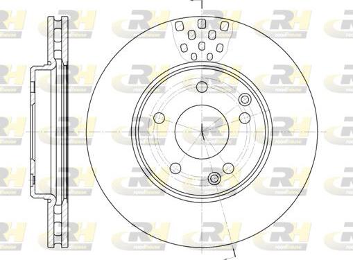 Roadhouse 6751.10 - Bremžu diski www.autospares.lv