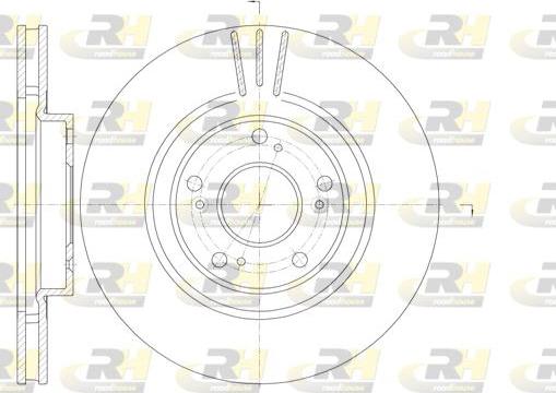 Roadhouse 6763.10 - Bremžu diski www.autospares.lv