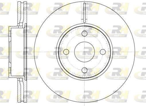 Roadhouse 6704.10 - Bremžu diski www.autospares.lv