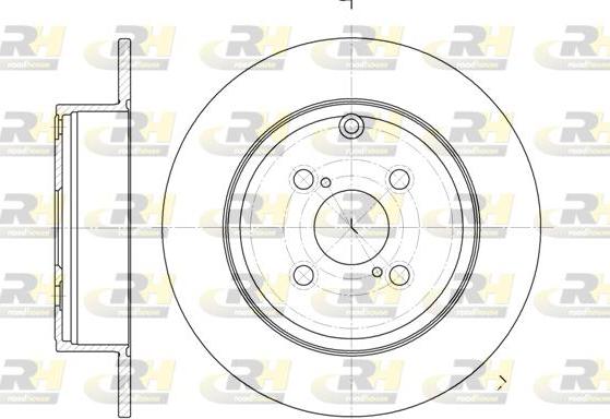 Roadhouse 6705.00 - Bremžu diski autospares.lv